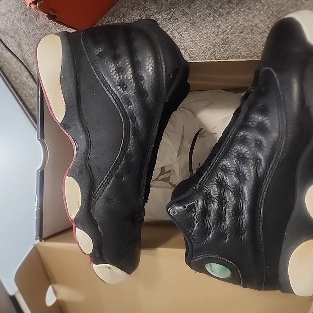 Jordan Black High-Top Sneakers 5.5 Y
